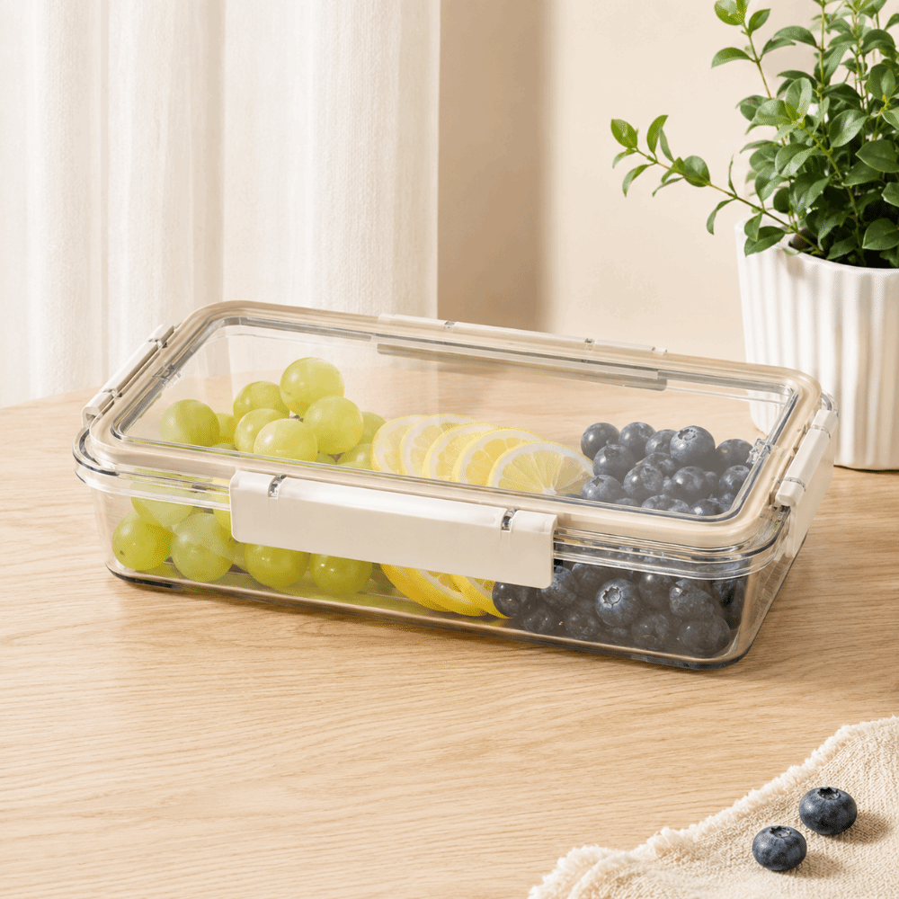Meal Prep Noodles - Conteneur de stockage de fruits transparent,