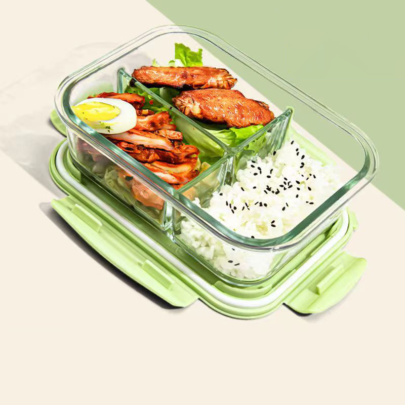 Meal Prep Glass Containers Oven Safe - Boîte à déjeuner en verre de