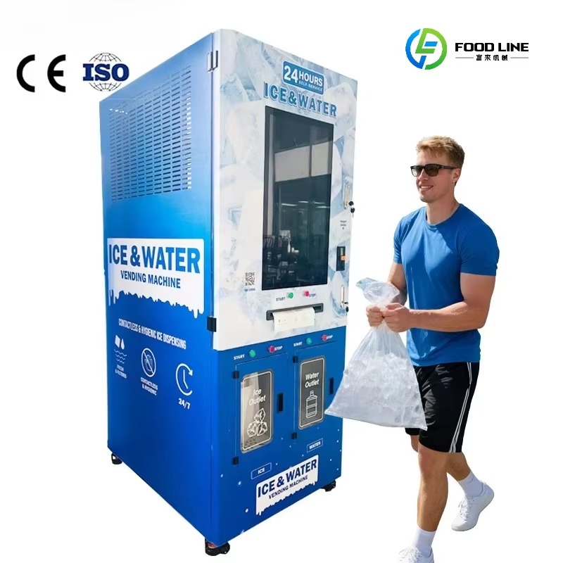 Meal Prep Vending Machine - Distributeur automatique de glaçons commercial entièrement