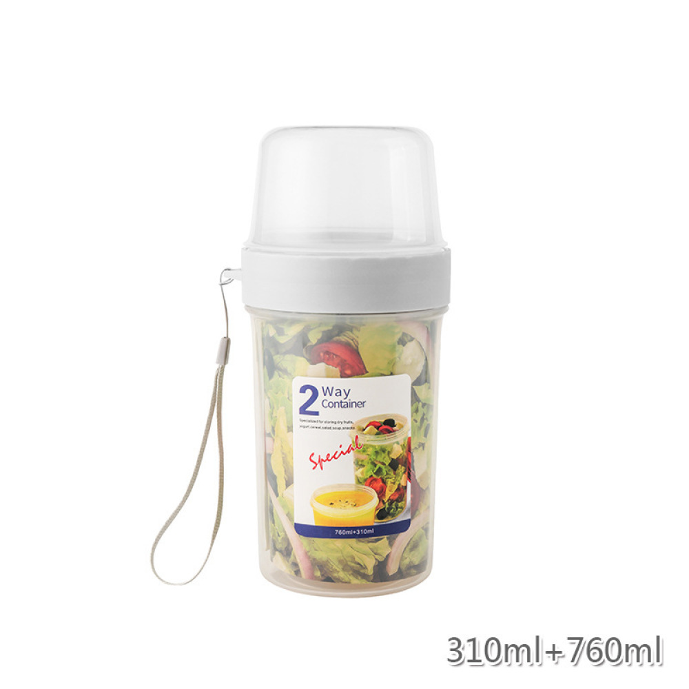 Meal Prep Organizer - Boîte alimentaire étanche à double couche,