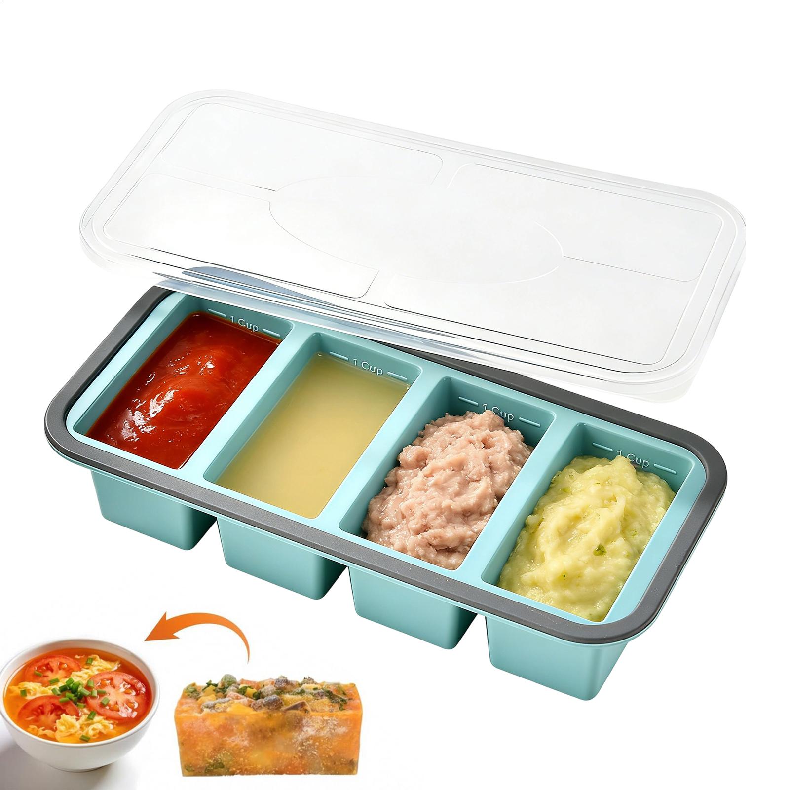Moule à glaçons en silicone av - Meal Prep Template avis et prix