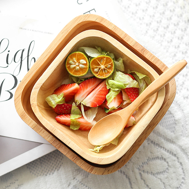 Filles carré en bois pour sala - Meal Prep Bowl avis et prix
