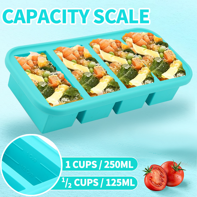 4 moules de congélation recouv - Meal Prep Template avis et prix