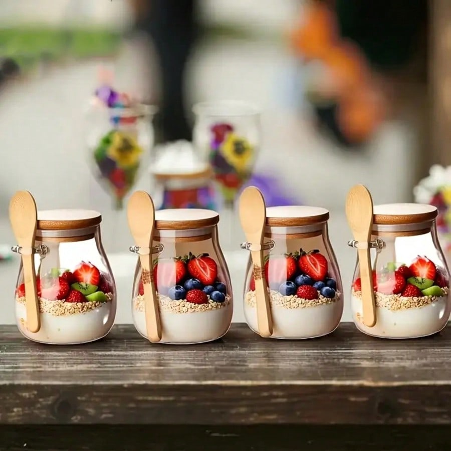 Lot de 4 contenants pour porri - Meal Prep Yogurt Parfait avis et prix