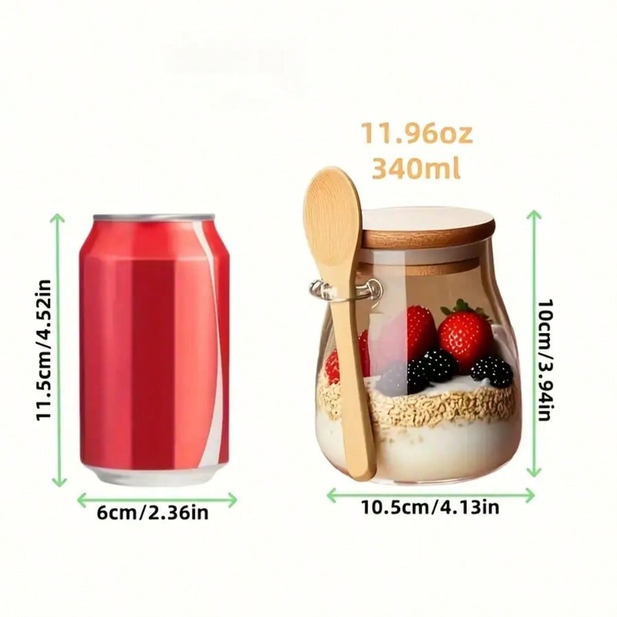 Lot de 4 contenants pour porri - Meal Prep Yogurt Parfait avis et prix
