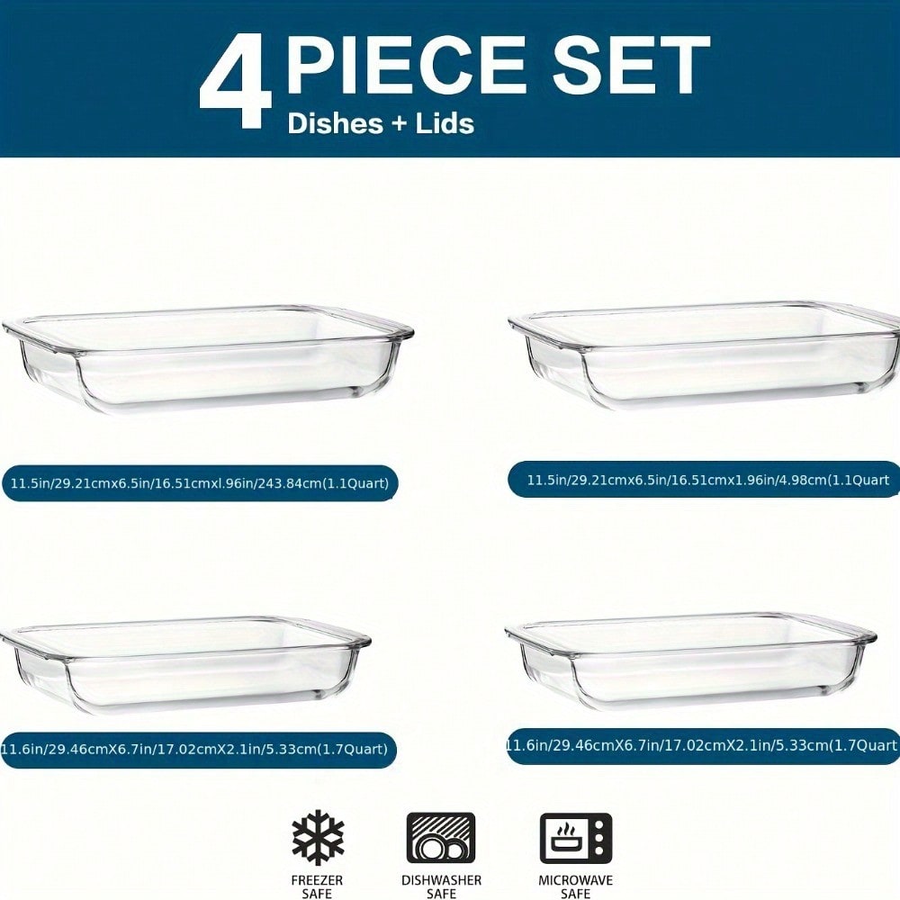 Ensemble de 4 plats à four rec - Meal Prep Noodles avis et prix