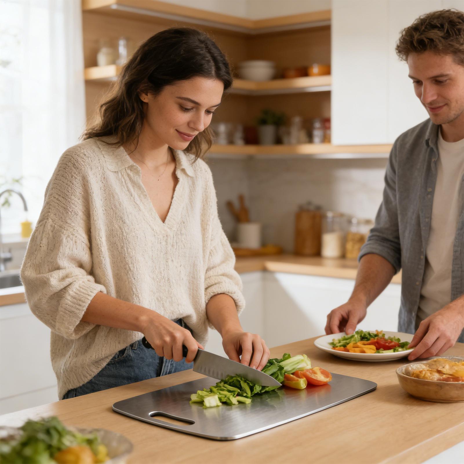 Planche à découper double face - Meal Prep Chicken avis et prix