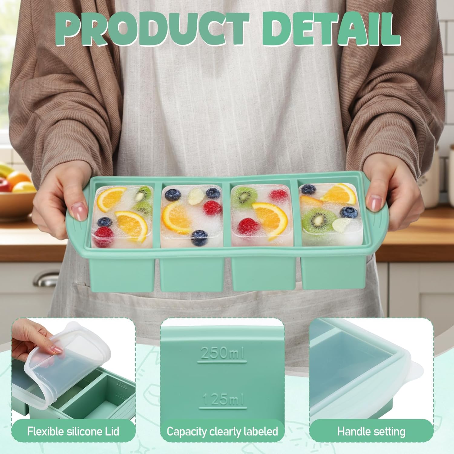 Bac de congélation en silicone - Meal Prep Template avis et prix