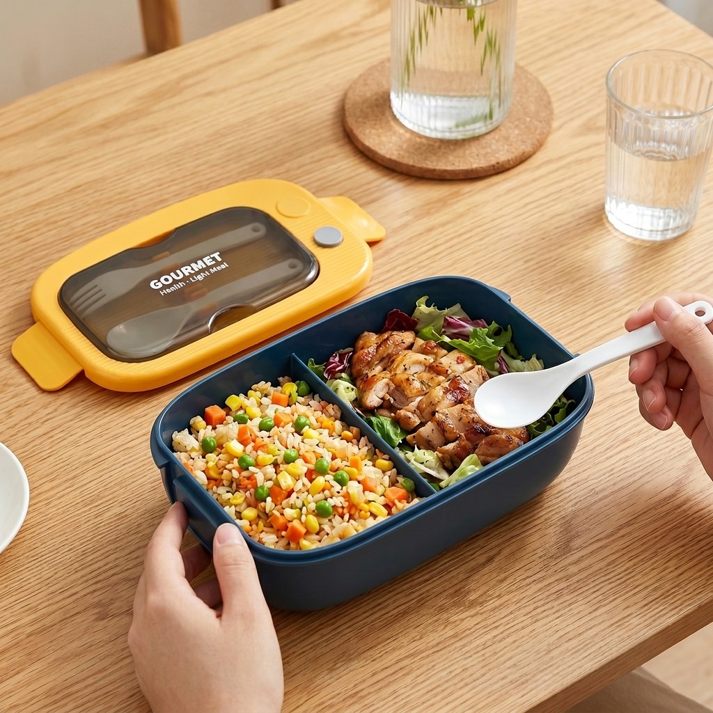 Boîte à bento en plastique mic - Meal Preparation avis et prix