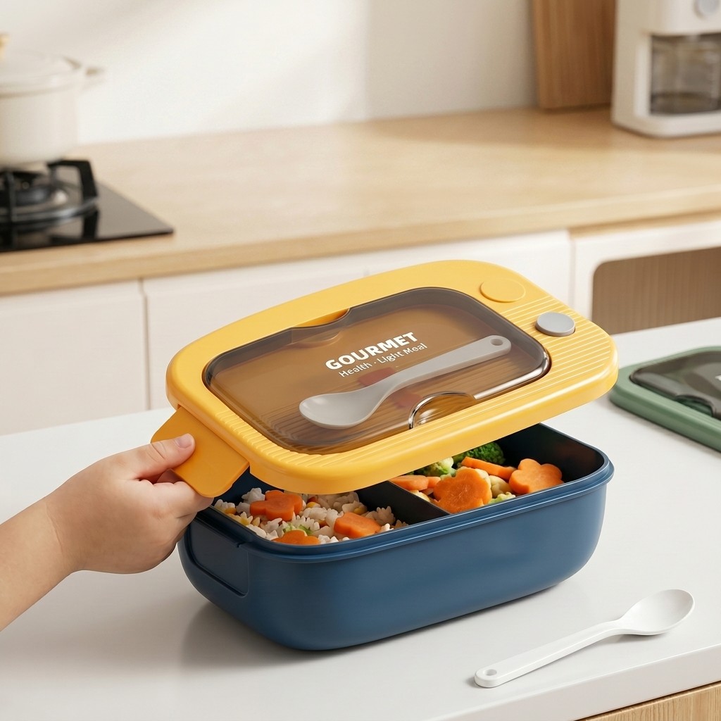 Boîte à bento en plastique mic - Meal Preparation avis et prix