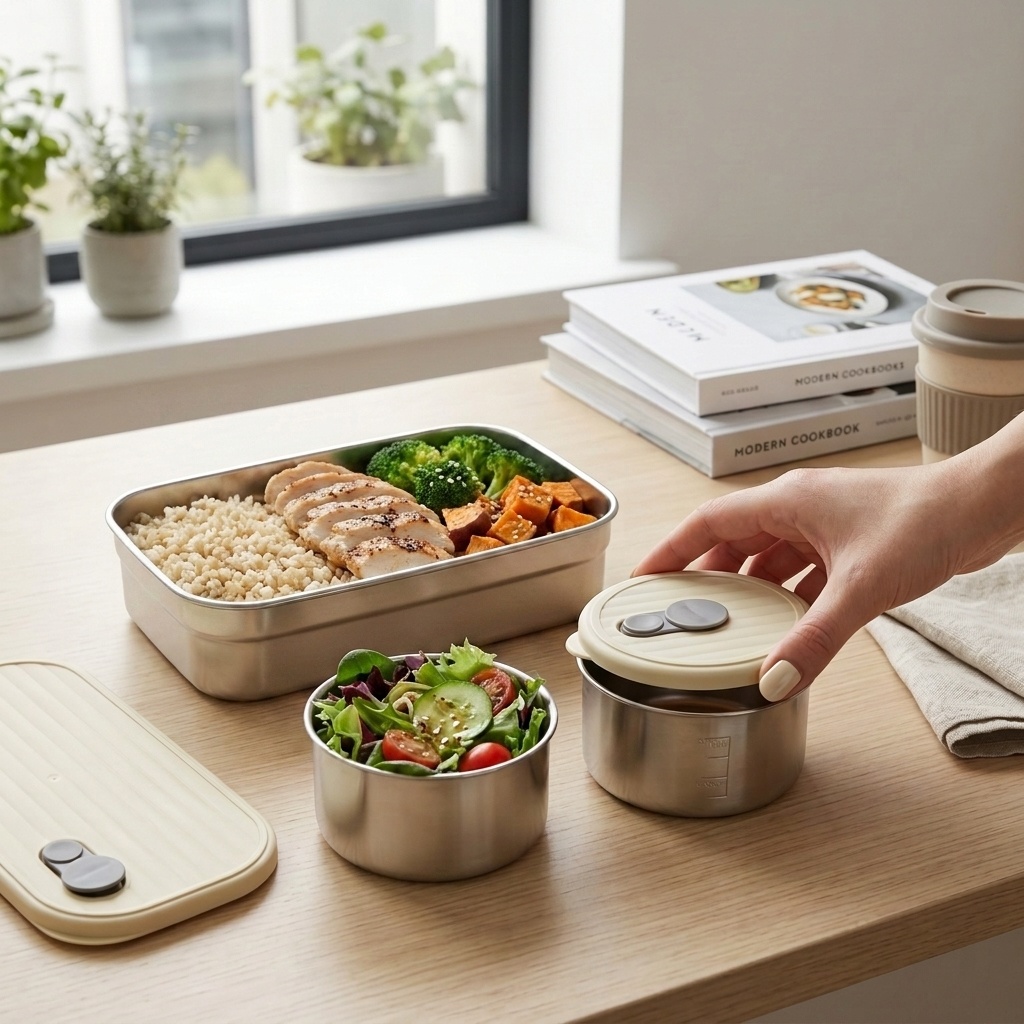 Boîte à bento en acier inoxyda - Meal Preparation avis et prix