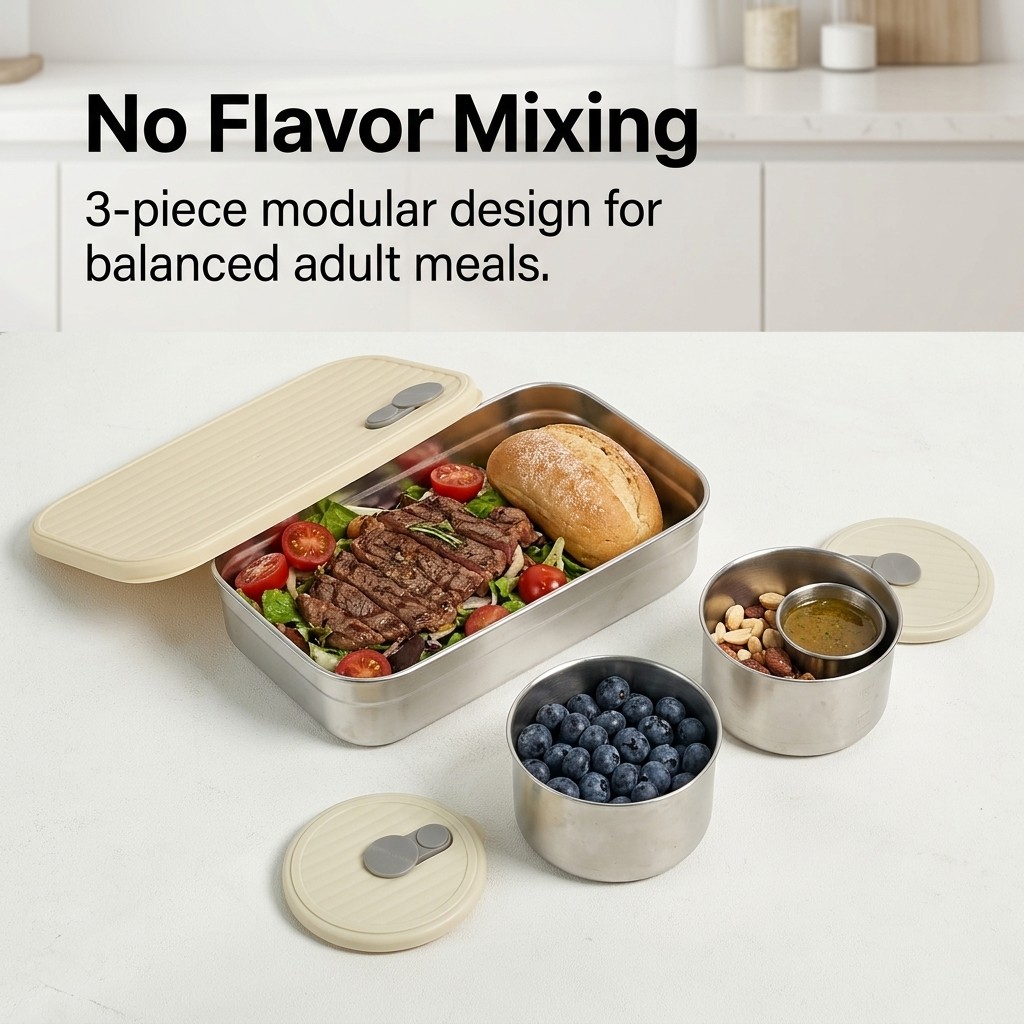 Boîte à bento en acier inoxyda - Meal Preparation avis et prix
