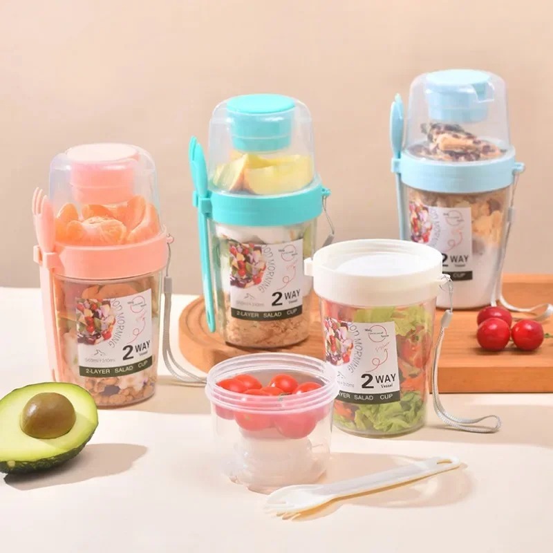 Tasse à salade Portable, Doubl - Meal Preparation avis et prix
