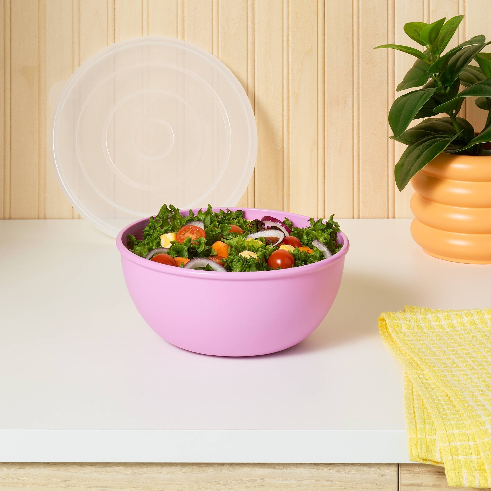 Bol rose avec couvercle assort - Meal Prep Bowl avis et prix